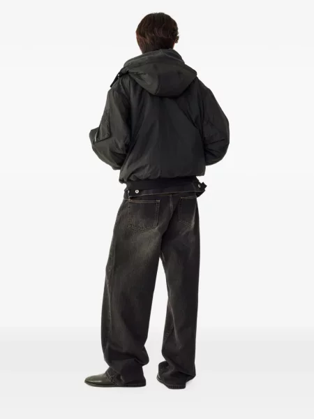 Geacă Tomboy cu glugă negru