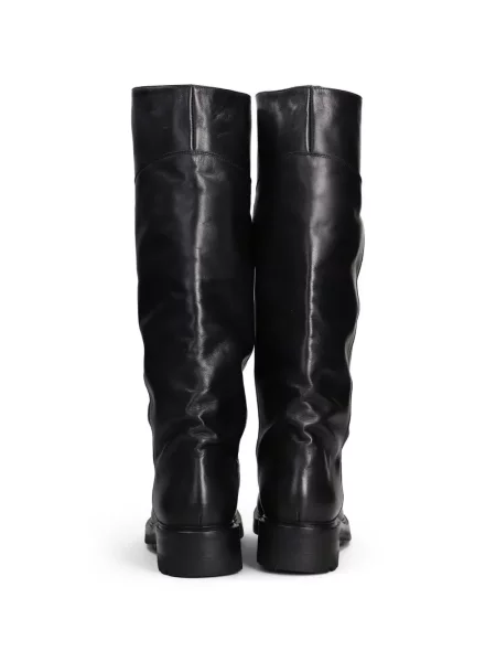 Botine Strategia Shoes din piele negru