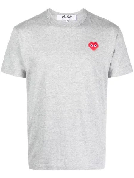 Tricou Comme Des Garcons Play scurt gri