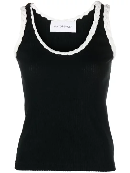 Podkoszulka Viktor & Rolf pleciona czarna