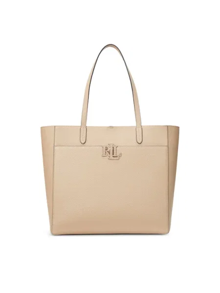 Дамска чанта LAUREN RALPH LAUREN бежово