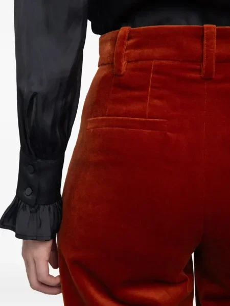 Кадифени панталон Zadig&voltaire червено