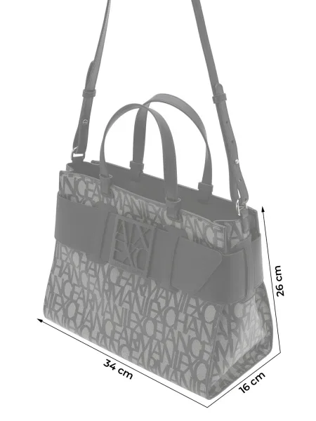 Geantă Armani Exchange negru