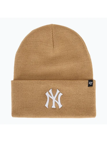 Téli sapka 47 Brand MLB New York Yankees Haymaker khaki. Méret: OS zöld