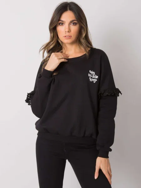 Hanorac Rue Paris negru