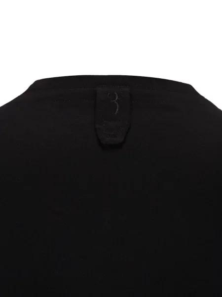 Majica Billionaire s V-izrezom s autogramom crna