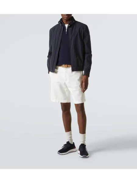 Sneakerși Brunello Cucinelli tricotate albastru