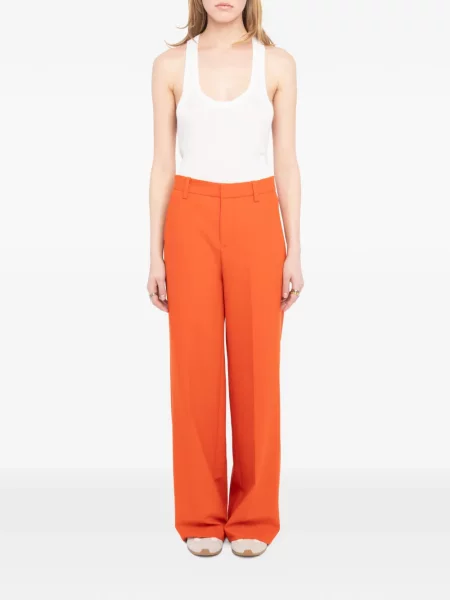 Pantaloni Zadig&voltaire portocaliu