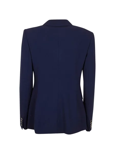 Široké plisované džínové šortky Polo Ralph Lauren s výšivkou červené