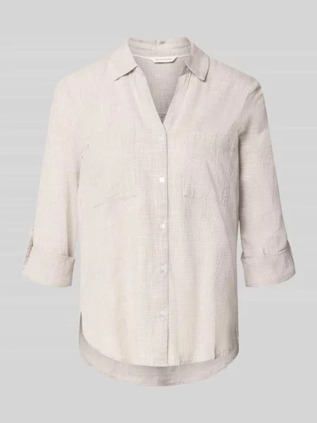 Bluzka koszulowa o kroju regular fit z czystej bawełny Tom Tailor