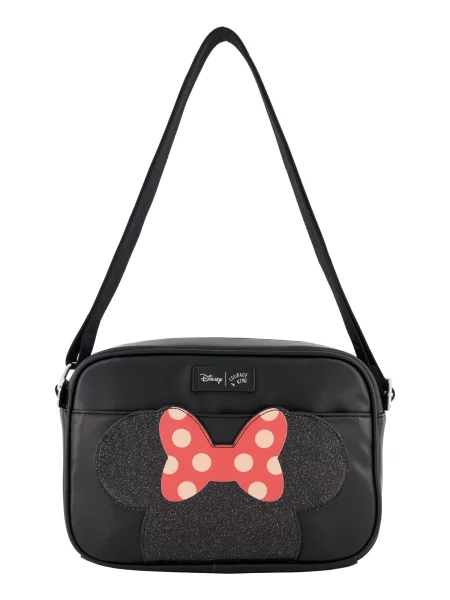 DISNEY Kabelky Minnie-Maus' čierna