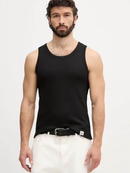 Koszulka Calvin Klein Jeans czarna