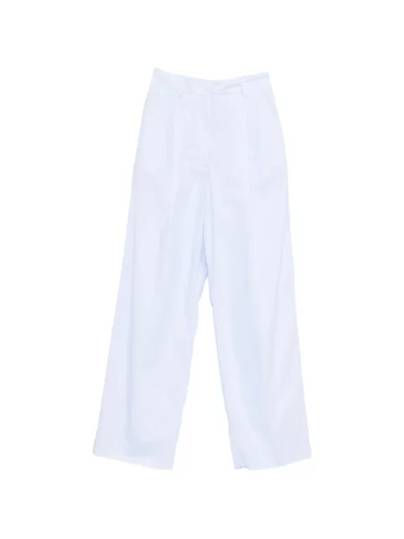 Pantaloni Thelatest plisate albastru