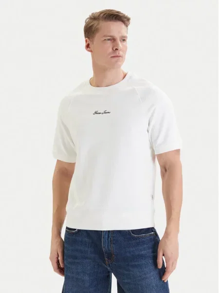 Guess Jeans Póló Oversize fehér