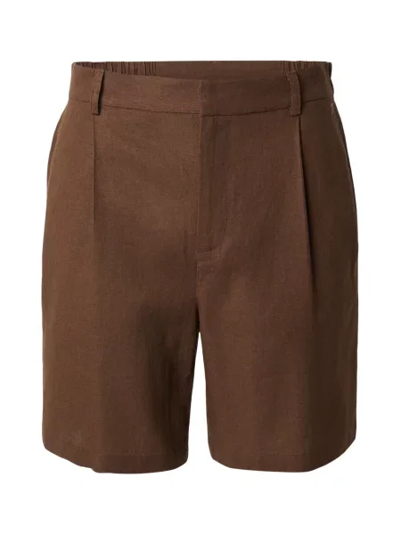 DAN FOX APPAREL Kalhoty Gerrit' hnědá
