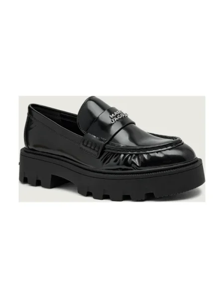 Marc Jacobs De piele pantofi loafer THE FRANKIE negru