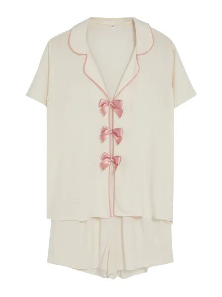 Trendyol Pantaloni scurți ecru