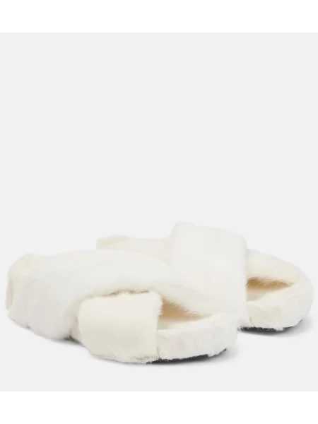 Sandale Jil Sander alb