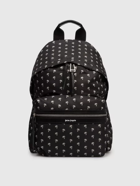 Рюкзак в принт емблеми mini Palms Palm Angels S чорний