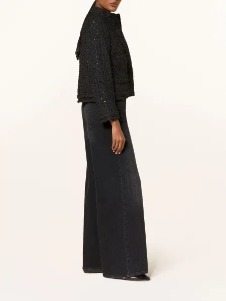 Luisa Cerano Široké Džíny 1 deep black černé