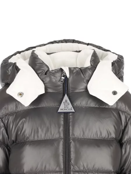 Kurtka dziecięca Moncler Enfant szara