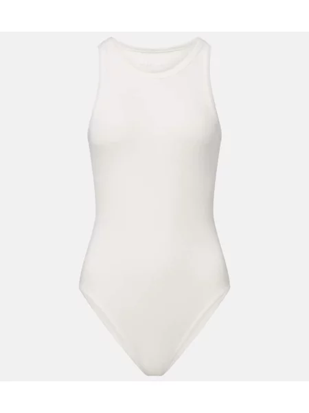 Body Alaïa tricotate alb
