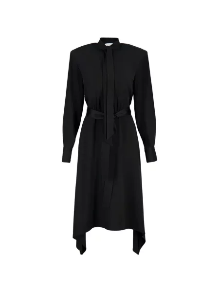 Rochie midi Stella Mccartney până la genunchi de costum negru