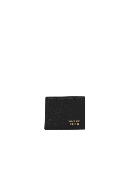 Portfel Versace z logo czarny