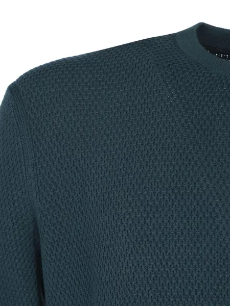 Tricou Zegna scurt albastru