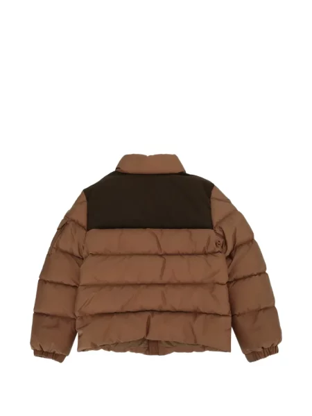 Kurtka dziecięca Moncler Enfant brązowa