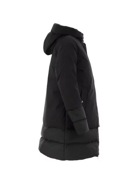 Geacă cu puf Cape Horn cu glugă negru