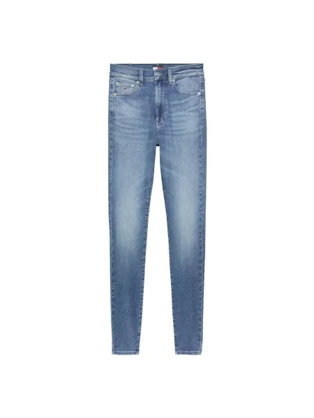 Skinny jeansy skinny Tommy Jeans retro niebieskie