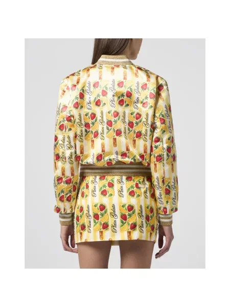 Kurtka bomber Philipp Plein żółty