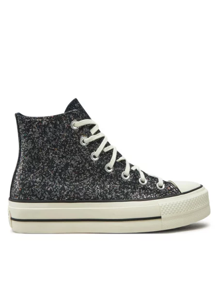 Converse Кеди Chuck Taylor All Star Lift Platform Glitter чорний