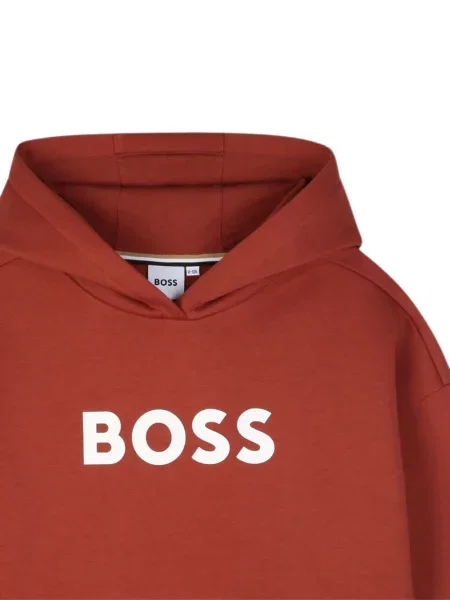 Bluza z kapturem dziecięca Bosswear czerwona