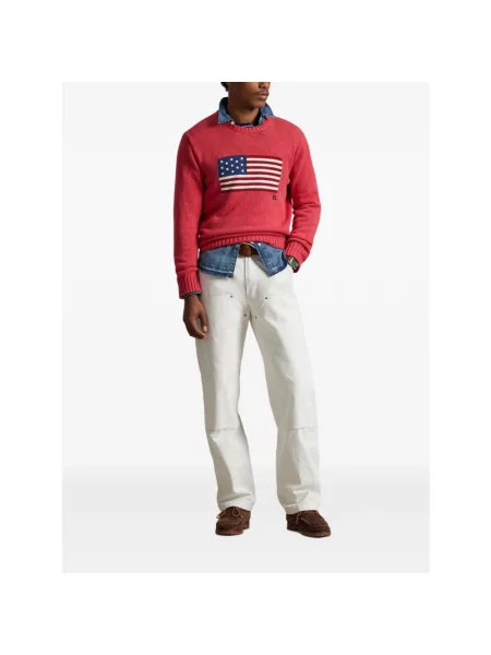Sweter Polo Ralph Lauren czerwony