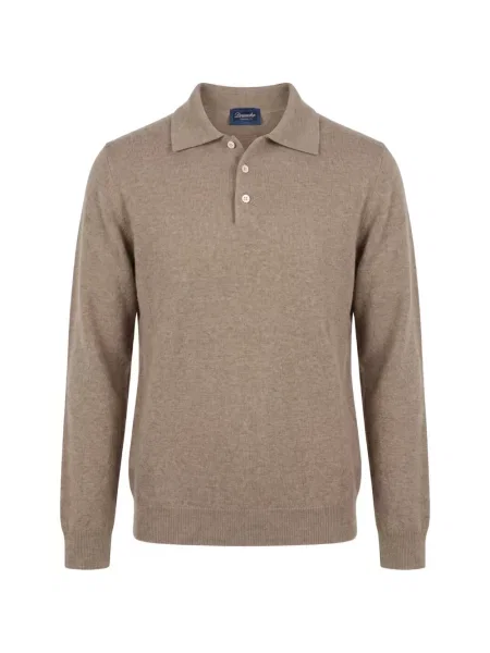 Lung tricou polo Drumohr