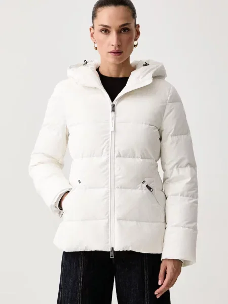Tommy Hilfiger geacă cu puf pentru femei alb
