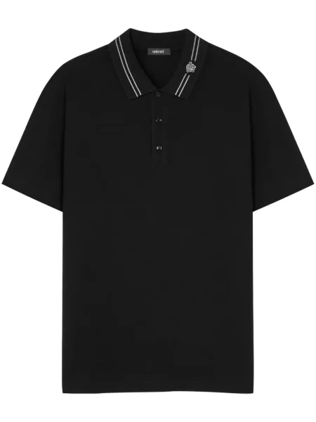 Polo Versace cu broderie negru