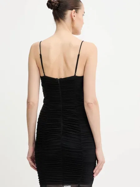 Guess sukienka CALLIE mini dopasowana czarny