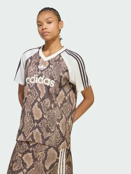 Футболка adidas перероблений бежевий