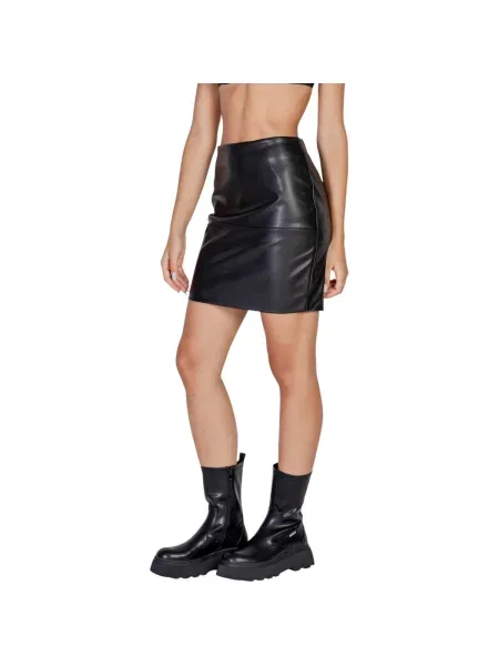 Fustă din piele Ichi negru