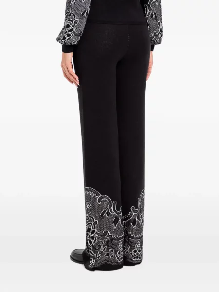 Pantaloni Twinset tricotate negru
