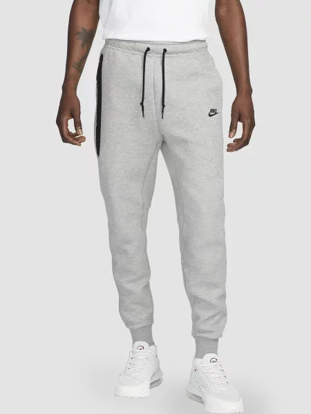 Флисовые брюки Nike серые