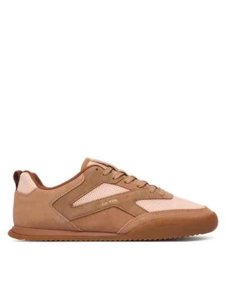 Sneakersy Calvin Klein brązowe