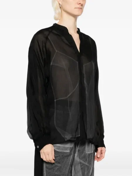 Cămașă Quetsche din tul negru