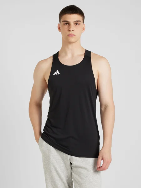 Adidas Performance tricou de antrenament Adizero negru