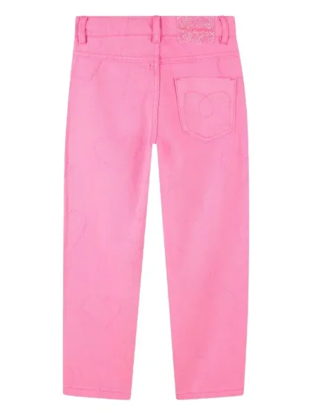 Jeansy dziecięce Billieblush różowe
