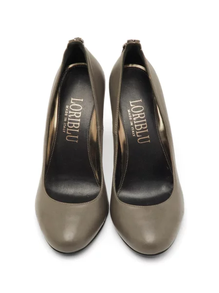 Pantofi cu toc Loriblu gri