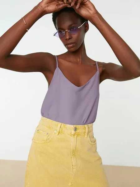 Trendyol Майка Бузковий 